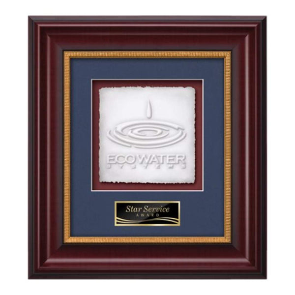 WGG! Braxton Plaque - Rosewood/Silver 8"x10"