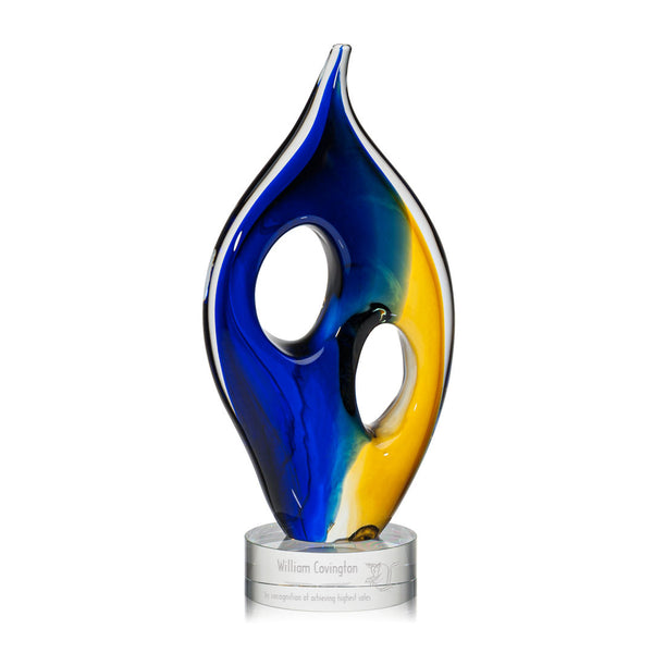 Colliseum Award - Starfire/Red 6"x10"