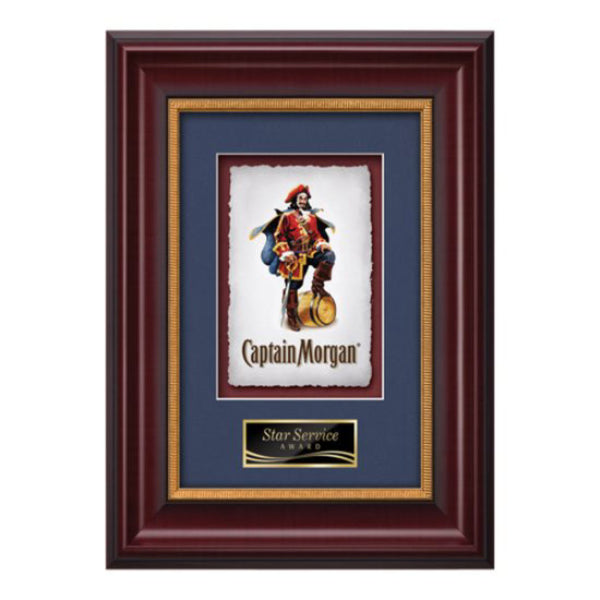 VividPrint™ Plaque - Gossamer Rosewood/Silver 8"x10"