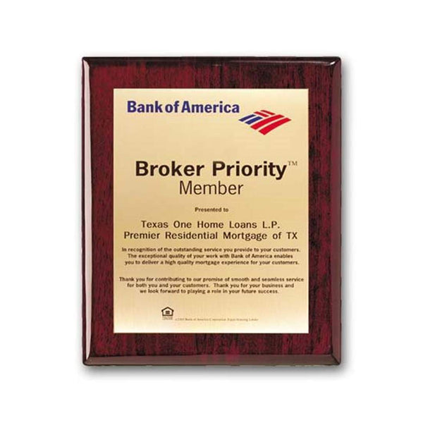 Screenprint Brass - Rosewood 8"x10"