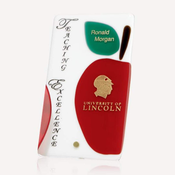 Belaire Award - Starfire/Black 7" H