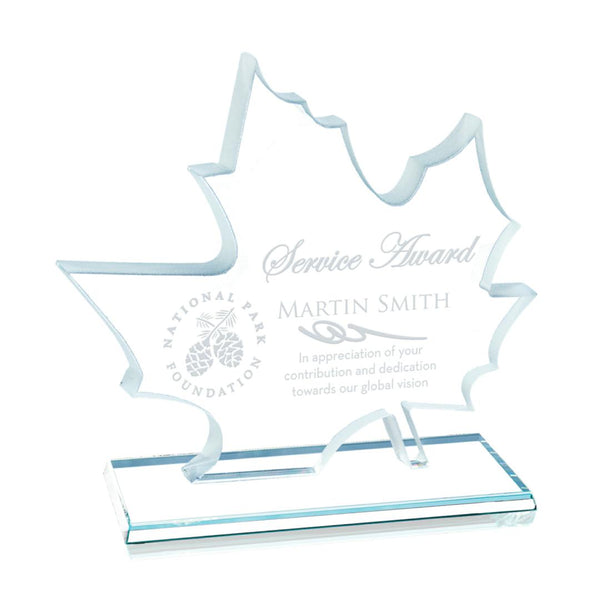 Savanna Award - Starfire/Aluminum/Sandstone 9"