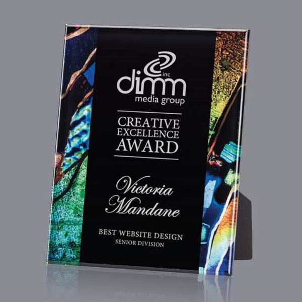 VividPrint™ Award - Highbridge/Amber 7½" W