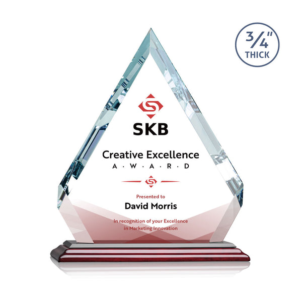 Jasper Stained Glass Vert - Dark Walnut 12"x16"