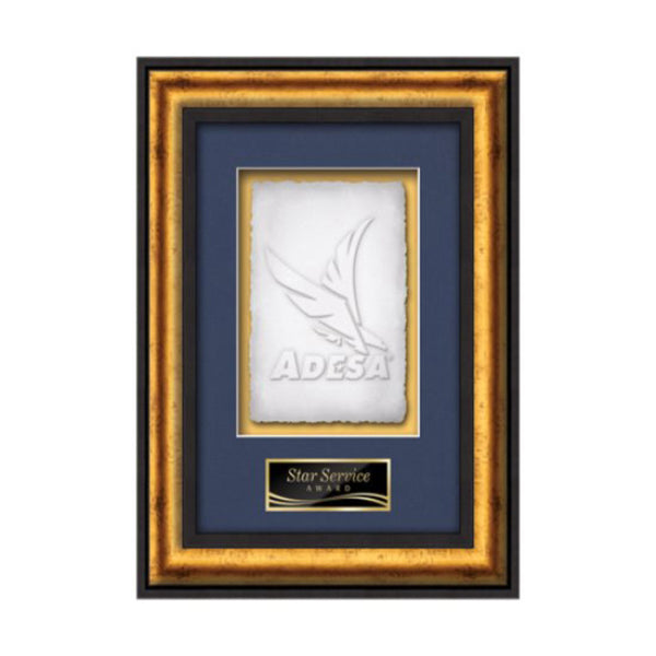 VividPrint™ Plaque - Gossamer Walnut/Silver 10½"x13"