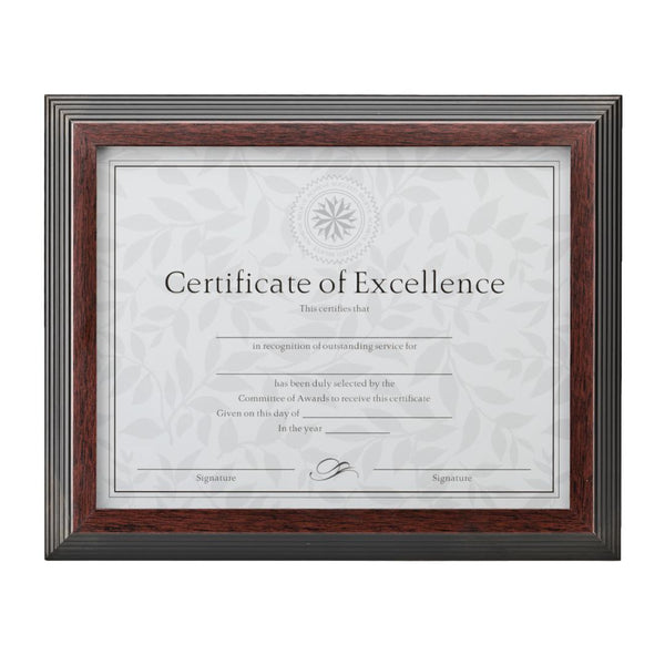 WGG! Doran Certificate Frame - Mahogany 8½"x11"