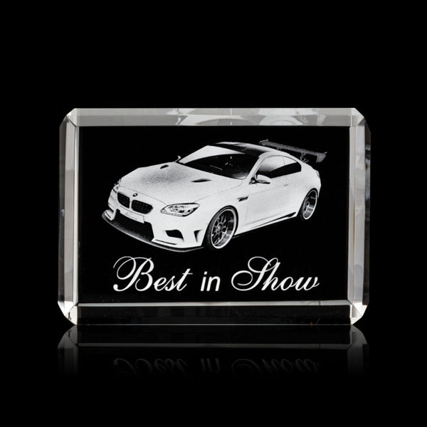 VividPrint™ Award - Belaire/Blue 8" H