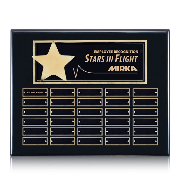 Bradenton Star Award - Optical/Chrome 5"x6"