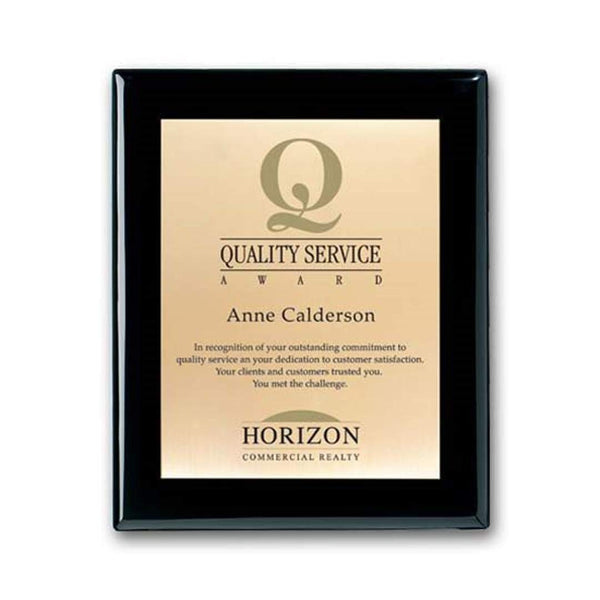 Screenprint Brass - Ebony 9"x12"