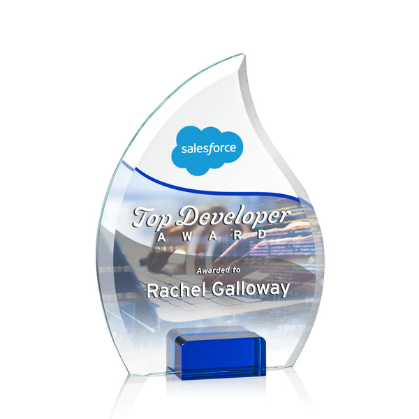 Baron Certificate TexEtch Horiz - Black/Gold 17½"x15½"