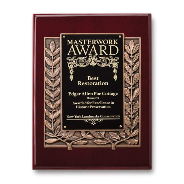 Micasa Award - Starfire/Sky Blue 7"x9"