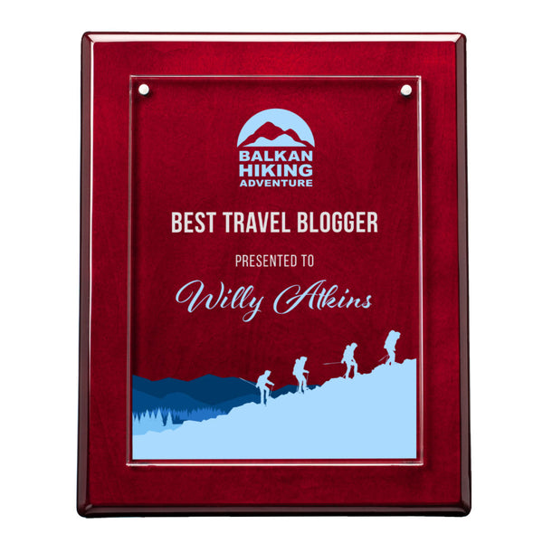 Gemstone on Starfire - 4" Diamond