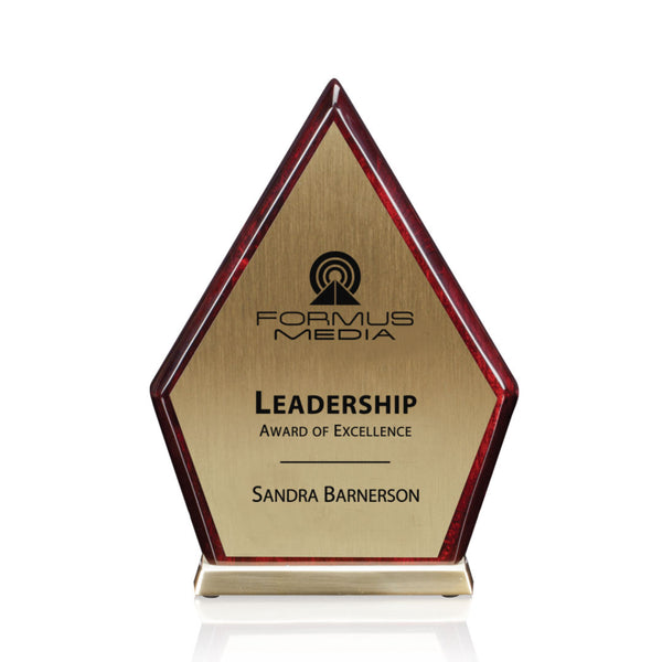 VividPrint™ Award - Domicile/Red 5"x7"