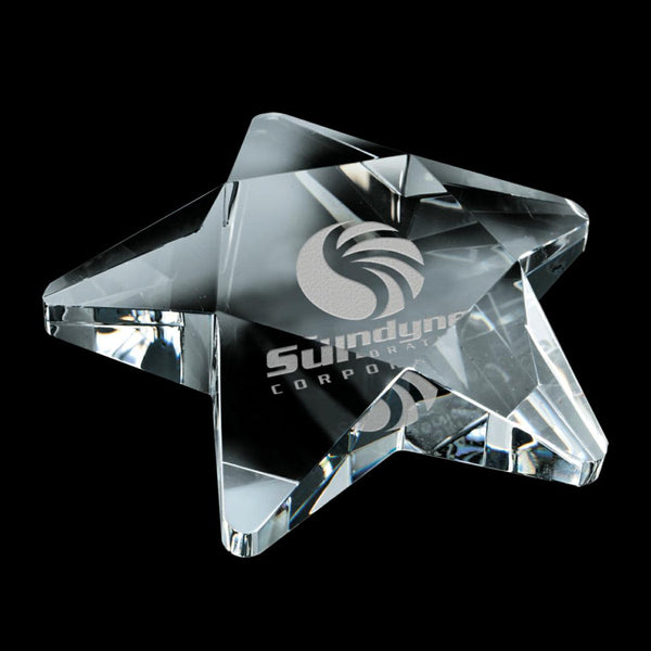 Hawkins Award - Starfire/Amber 6"x12"