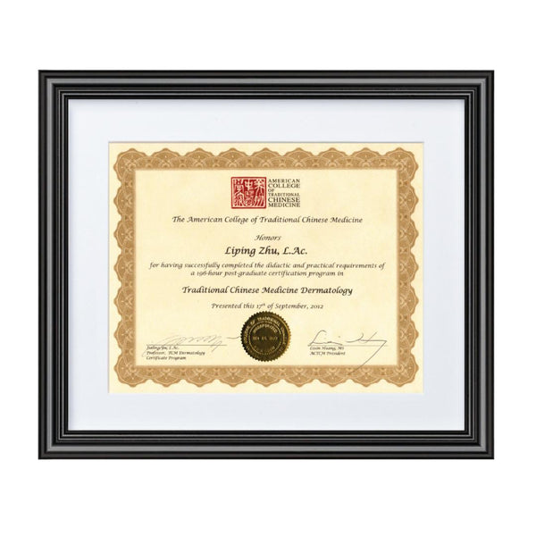 Madden Certificate Frame - Black 8½"x11"