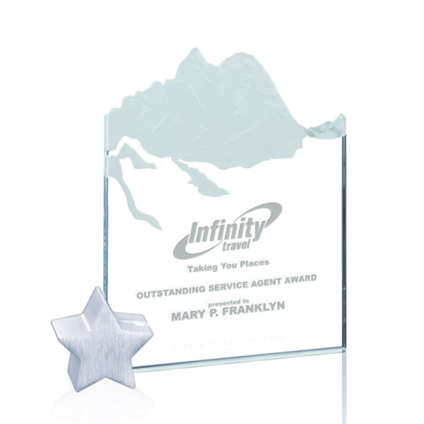 Montalto Stained Glass Vert - Mahogany  13"x16½"