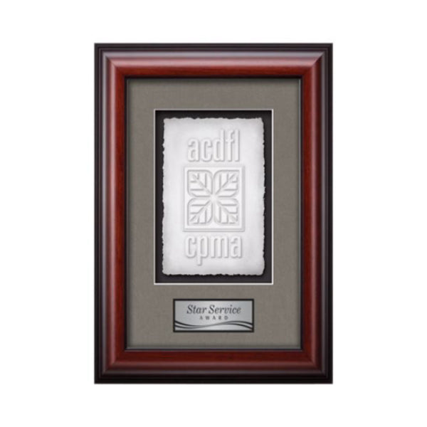 Wellington Award - Jade 9½"x8"