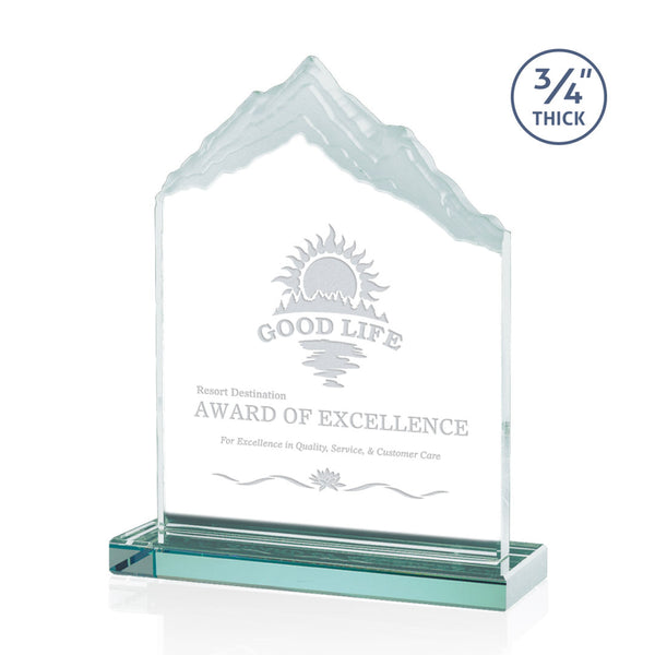 Crystal Ball on Cube - Optical 4"