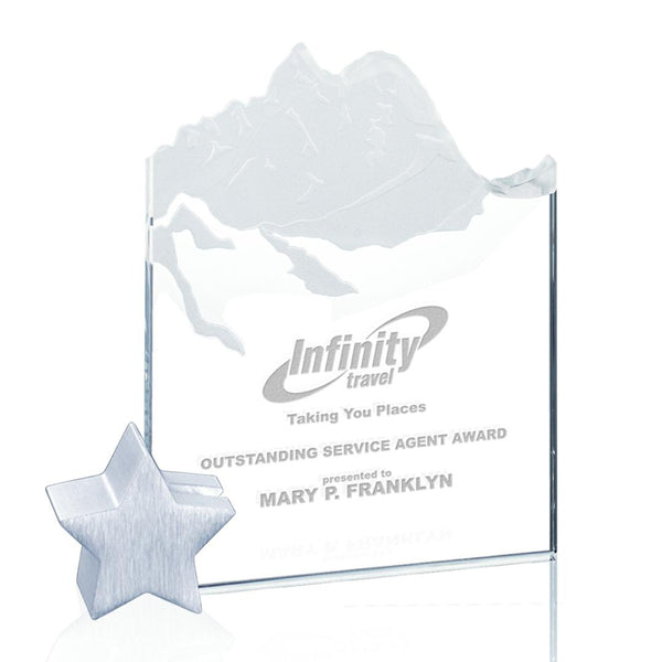 Huron Award - Starfire/Blue 6"