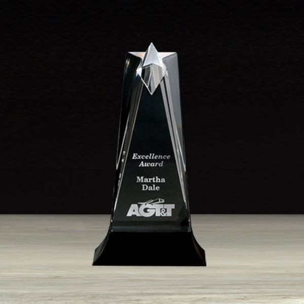 Gibralter Award - Starfire/White 6"