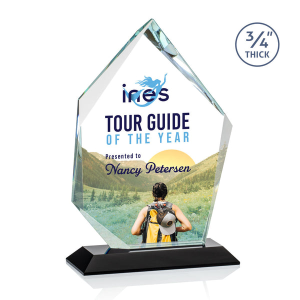 Primrose Stained Glass Horiz - White 14½"x13"