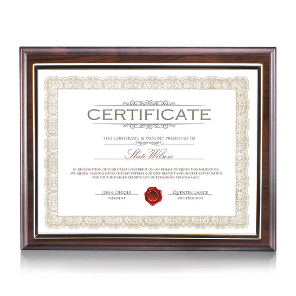Farnsworth Cert Holder - Cherry 8½"x11"