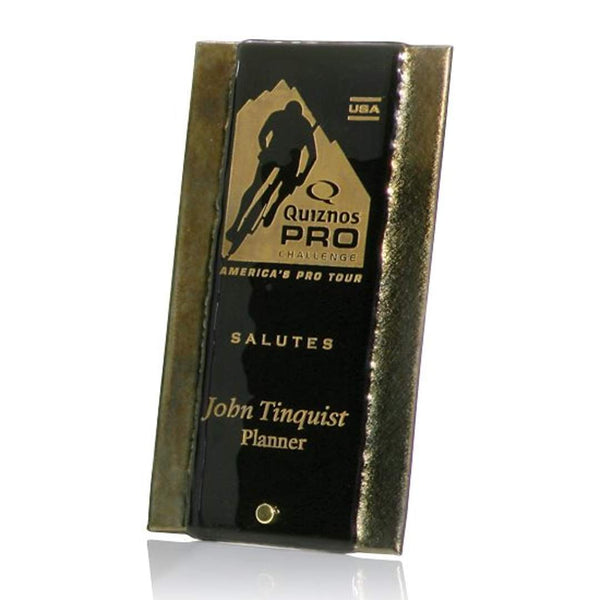 Emperor Award (Horiz) - Starfire/Blue 7"x9"