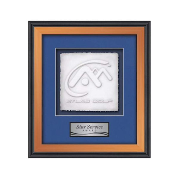 Wellington Award - Starfire/White 7"x6"