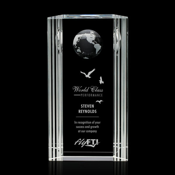 Beardsley Award - Optical/Black 7"x9"