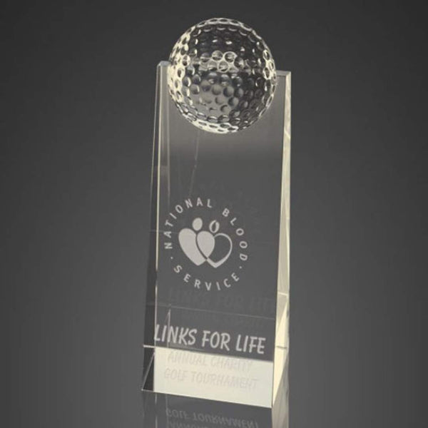 Barringer Golf Award - Optic 2½"x9"