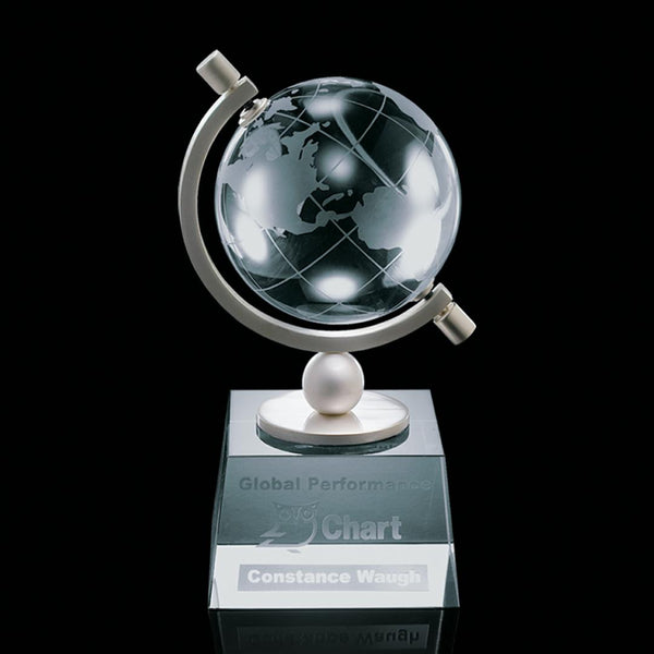 WGG! Ashbrook Globe Award - Optical 4" Diam