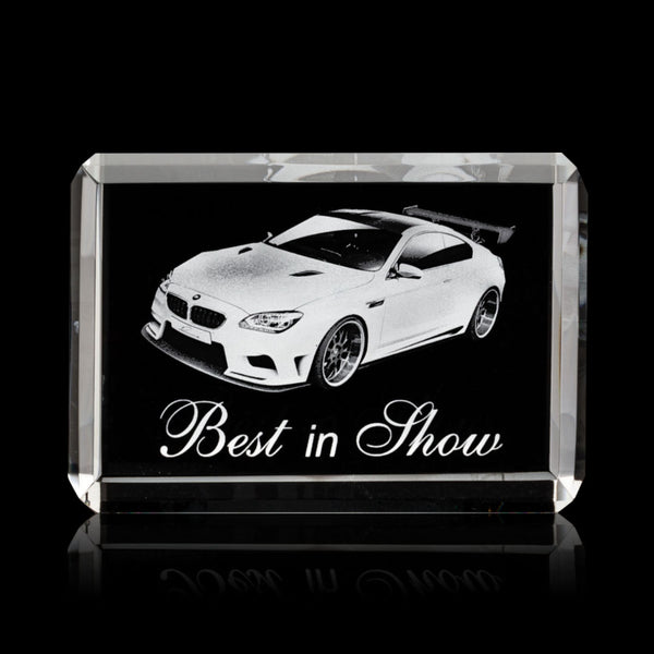 VividPrint™ Award - Maple Leaf/Red 10"