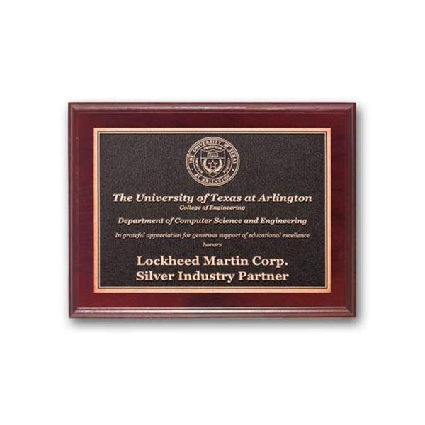 Cornerstone Award - Blue/Aluminum 7¼" W