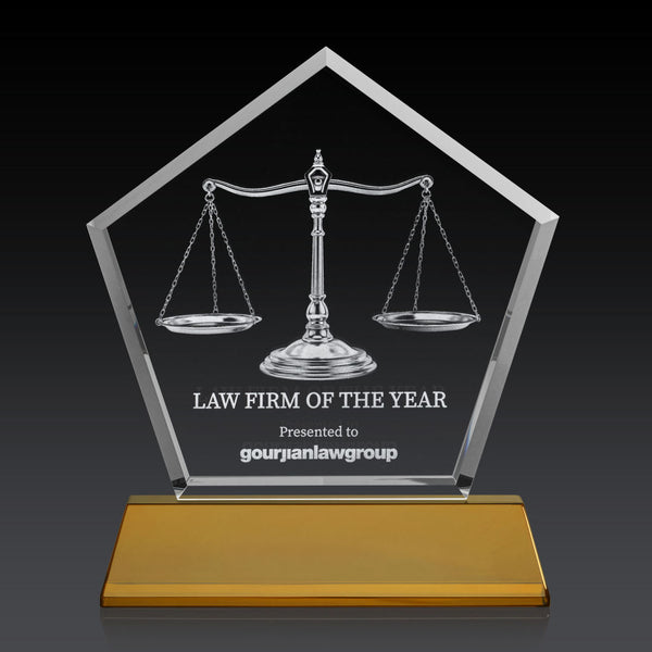 Terrene Stained Glass Square - Dark Walnut  15½"x17"