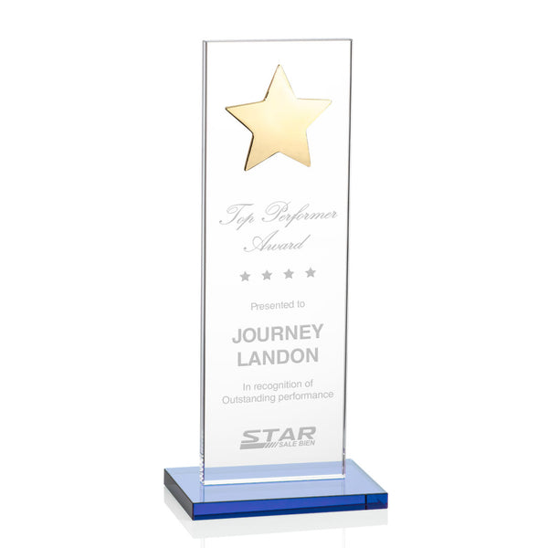 Harrah Award - Optical/Blue 8"