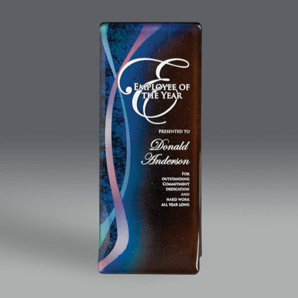 Emperor Award (Horiz) - Starfire/Amber 4"x6"