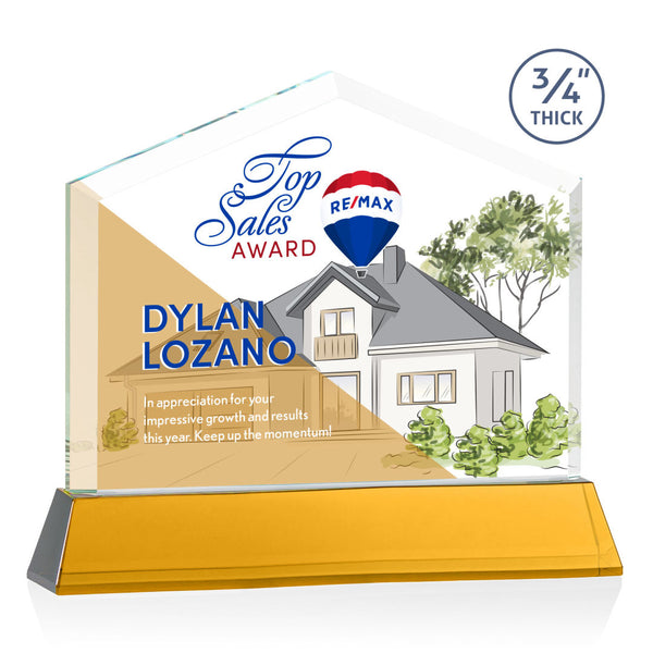 York Award (3D) - Optical 5"x7" Horizontal