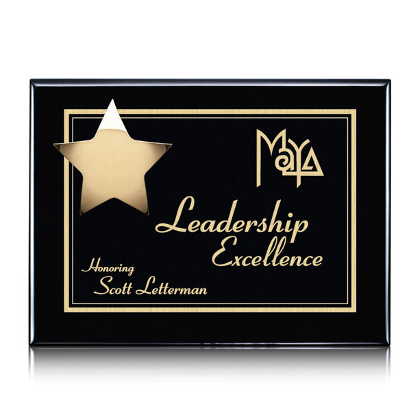 Somerset Clock - Starfire/Black 7"x9"