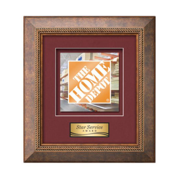 VividPrint™ Plaque - Gossamer Walnut/Silver 8"x10"