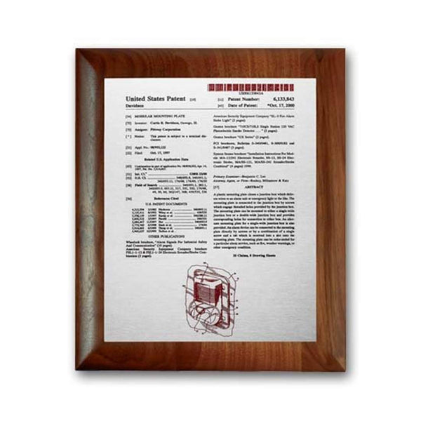 Latticino Square Award - 9"x9"