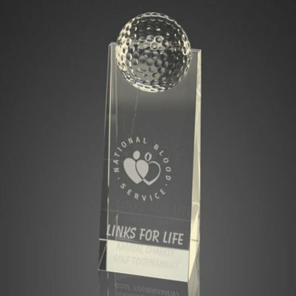 Barringer Golf Award - Optic 2½"x11"