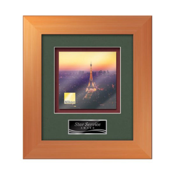 VividPrint™ Plaque - Gossamer Rosewood/Silver 9"x12"