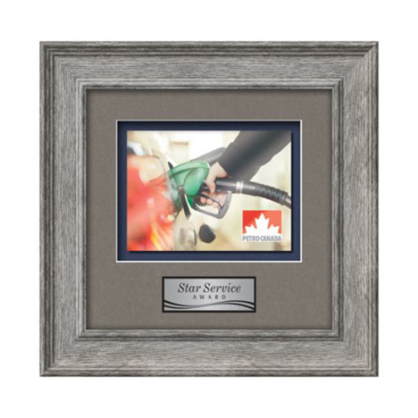 VividPrint™ Plaque - Gossamer Black/Silver 12"x15"