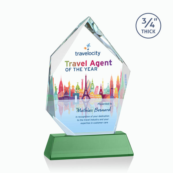 Primrose Stained Glass Square - White 11½"x13"