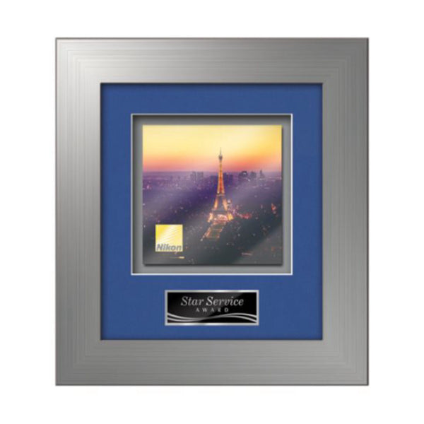 VividPrint™ Plaque - Gossamer Black/Silver 7"x9"