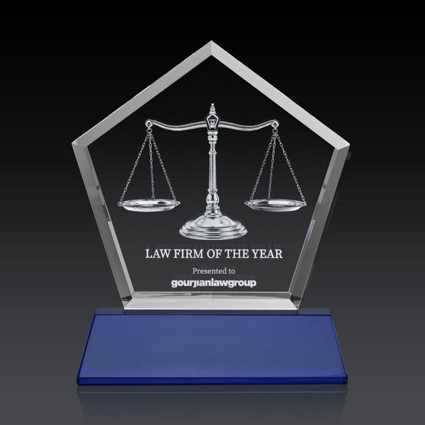 WGG! Lewiston Star Award - Starfire/Aluminum 7"