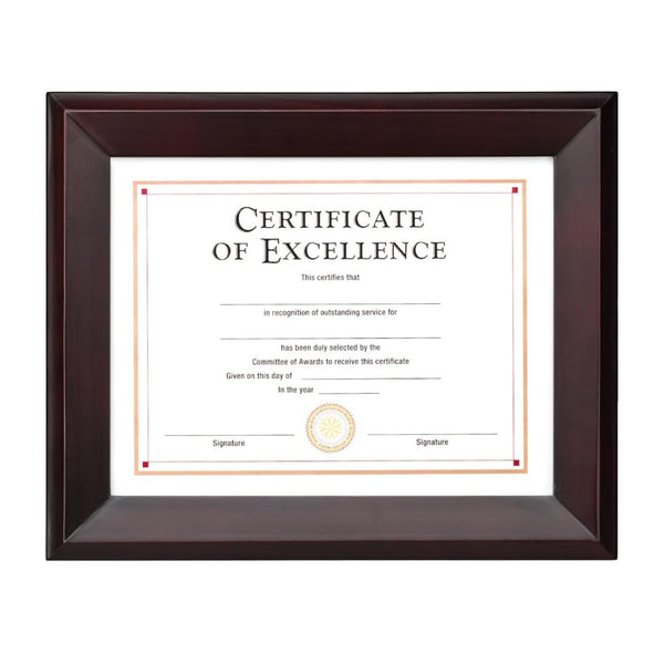 WGG! Reliance Certificate Frame - Black 8½"x11"