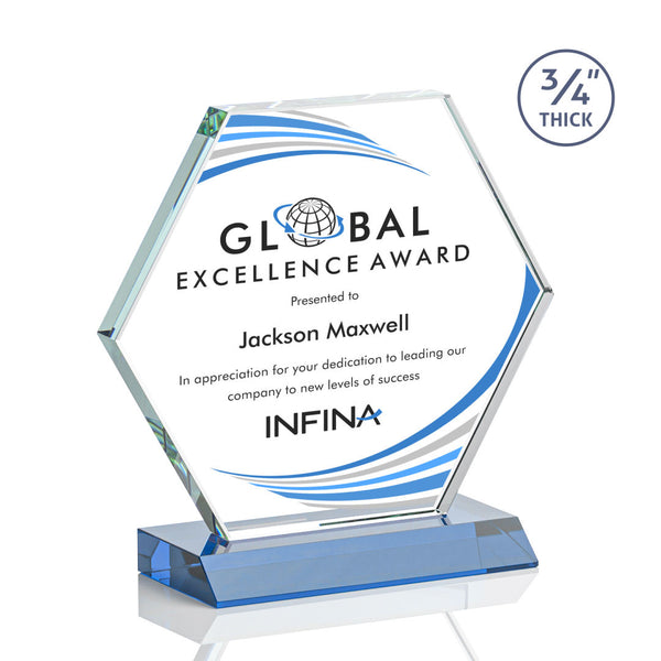 Arden Globe Award - Green/Gold 6"