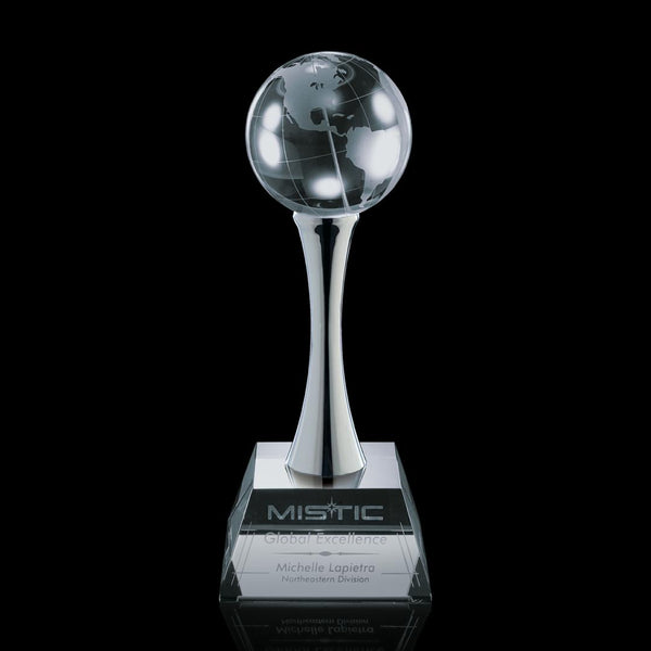 Willshire Globe Award - (S) Optical/Blue 12¼"