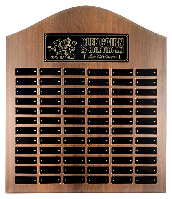 Honour Annual Plaque - 72 Plates 23”x 27”